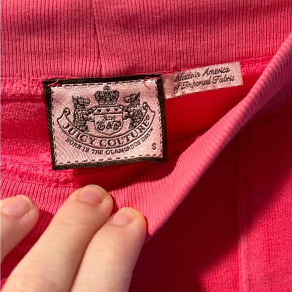 Juicy Pink Velour Jacket and Pants Set - Picture 7 of 9